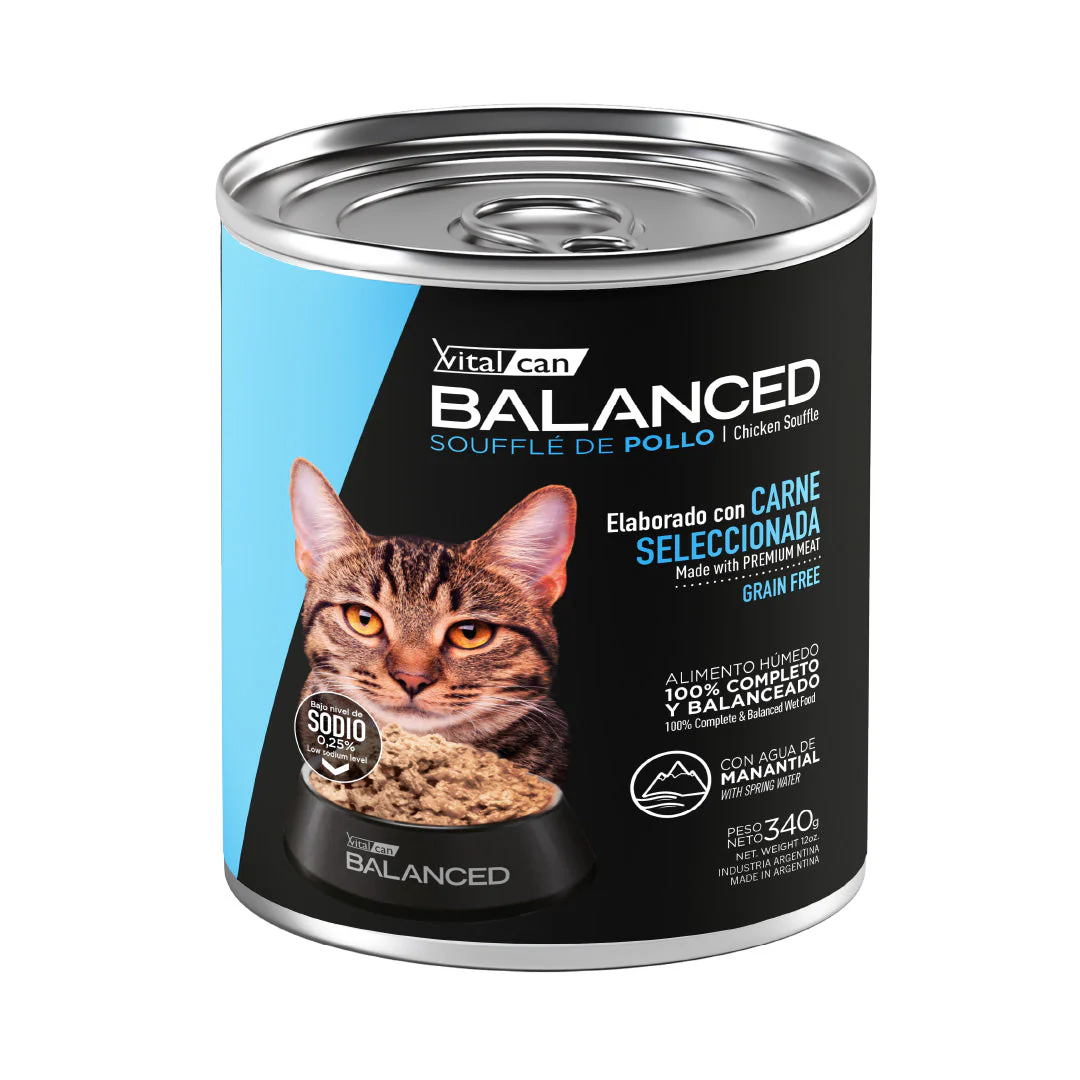 Lata Balanced Gato Adulto Souffle Pollo - Image 2