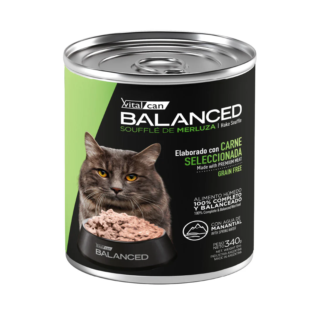 Lata Balanced Gato Castrado Souffle Merluza - Image 2