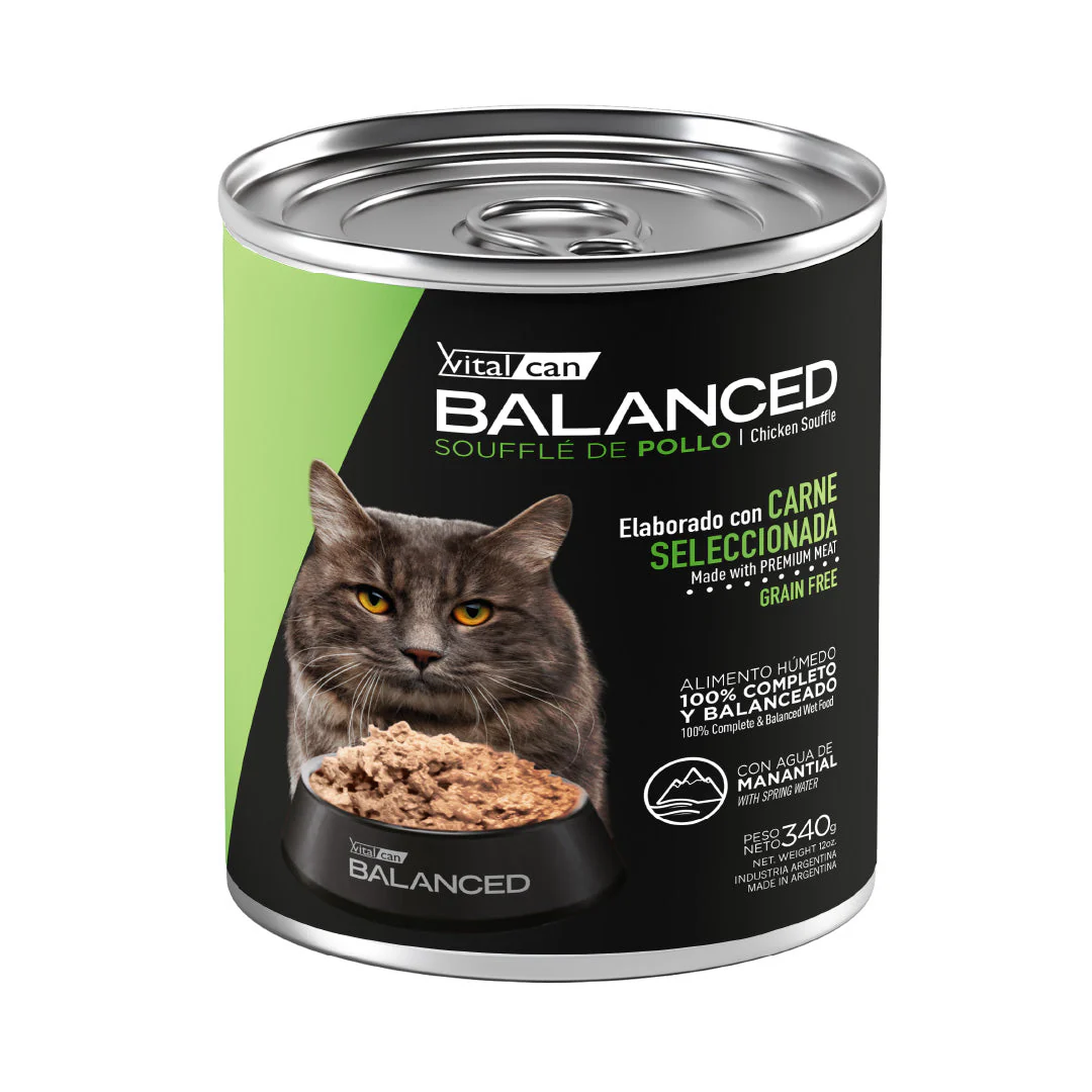 Lata Balanced Gato Castrado Souffle Pollo - Image 2