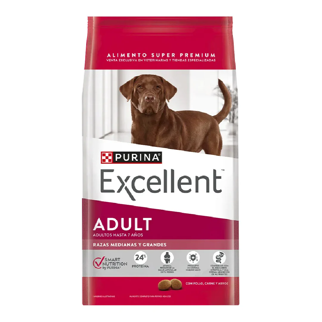 Alimento Excellent Perro Adulto Mediano y Grande